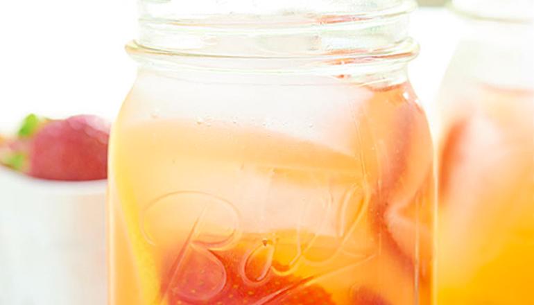 Honey Strawberry Lemonade